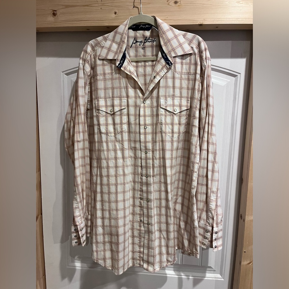 George Strait long sleeve pearl snap shirt